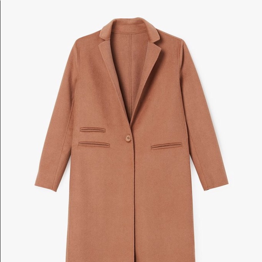 Genuine people 100% wool coat maxi